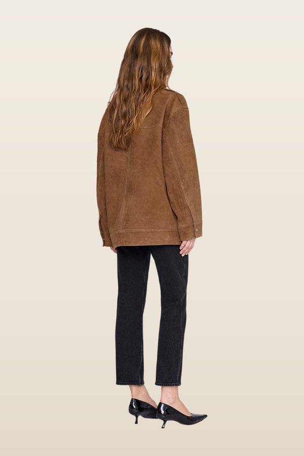 Roux Jacket - Tobacco — model back