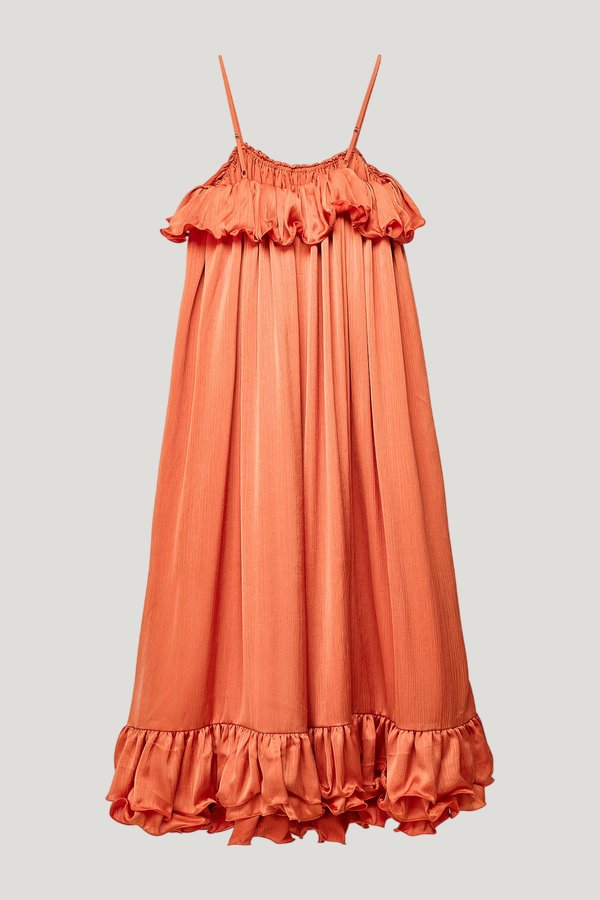 Ruffle Volume Maxi Dress — extra