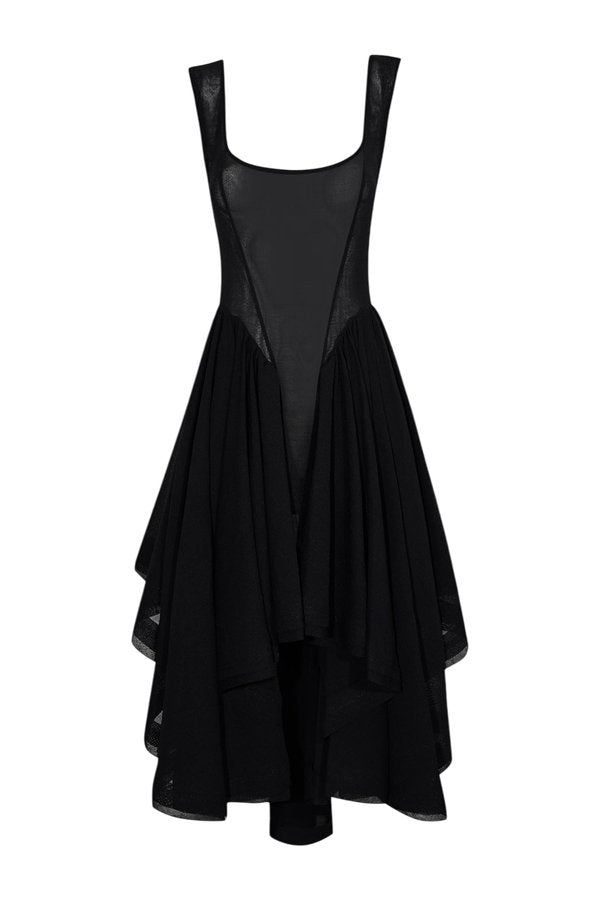 Ruffled Hem Cocktail Dress — packshot