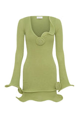 Samira Knit Long Sleeve Mini Dress — packshot