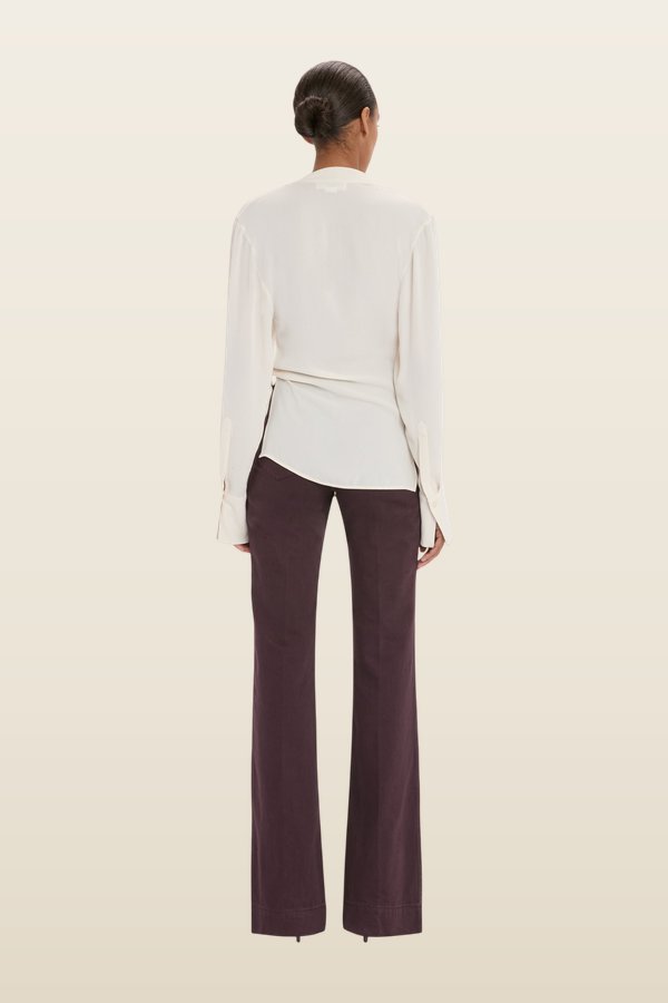 Seam Detail Blouse — model back