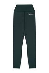 Serif Logo Legging - Forest/White — packshot