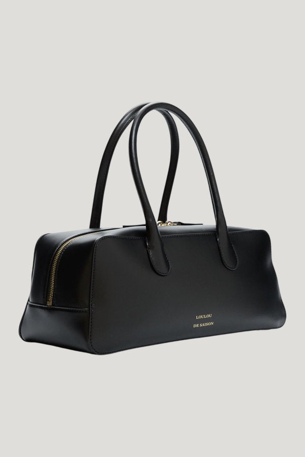 SETH Calf leather rectangular handbag — model side