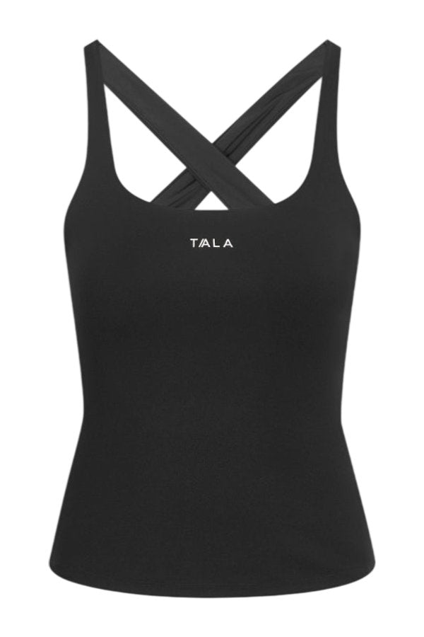 SkinLuxe Cross Back Vest - Shadow — packshot