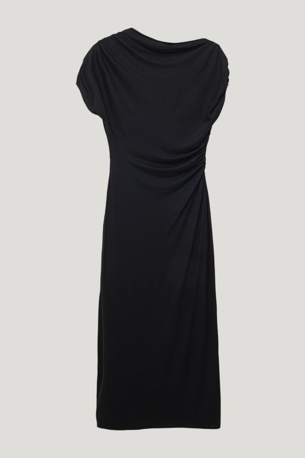 Soft Line Draped Maxi Dress — extra