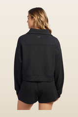 Soft Motion Quarter-Zip — model back