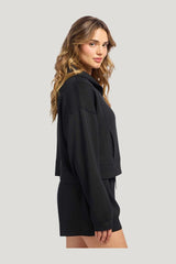 Soft Motion Quarter-Zip — model side