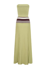 Solaris Strapless Contrast Knit Maxi Dress — packshot