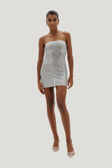 Starstruck dress in Silver — model front