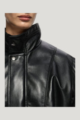 Stevie Longline Jacket — model side