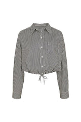 Striped Bubble Button Up Poplin Shirt — packshot