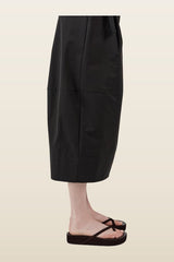 Suede Cross Strap Flatform - Coffee — model back