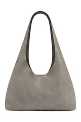 Suede Soft Bag - Pebble — packshot