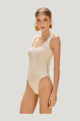 Sunstone Lycra Bodysuit — model front