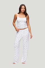 Sweetheart Pajama Cami | Rosette — model front