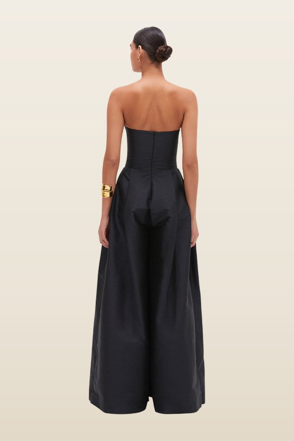 Taffeta Bloom Jumpsuit — model back