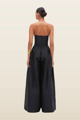 Taffeta Bloom Jumpsuit — model back
