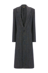 Tailored Coat In Grey Melange — packshot