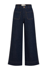Tailored Flared Jean (Super Dark Denim) — packshot