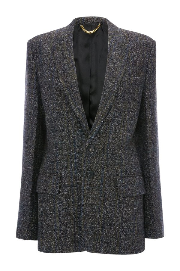 Tailored Jacket In Grey Melange — packshot