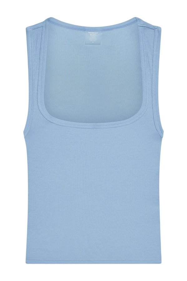 Tash Tank Long - Sky Lightweight Rib — packshot