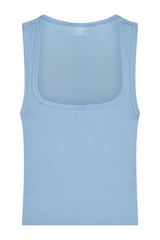 Tash Tank Long - Sky Lightweight Rib — packshot