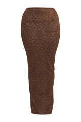 The Cinched Lace Maxi Skirt — packshot