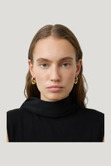 The Esther Earrings — model side