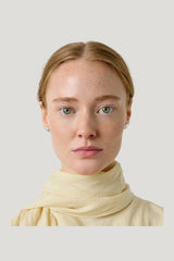The Franka Earrings — model side