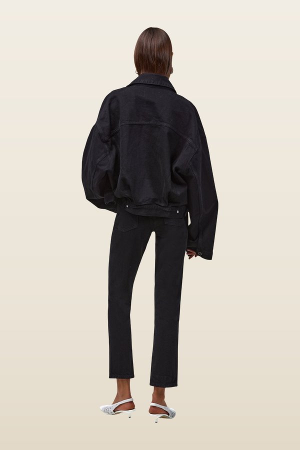 The Perfect Denim Jacket — model back