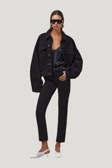 The Perfect Denim Jacket — model side