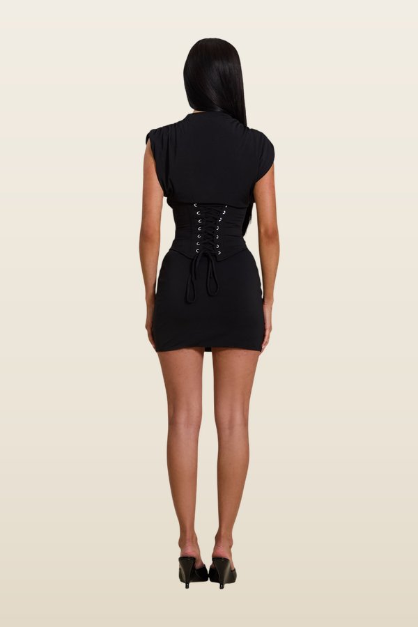 Sandra Mini — model back