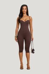 The Sculpt Jumpsuit — model front