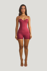 The Sculpt Playsuit — model front