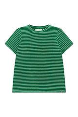Towelling Stripe Short Sleeve T Shirt - Jelly Bean — packshot
