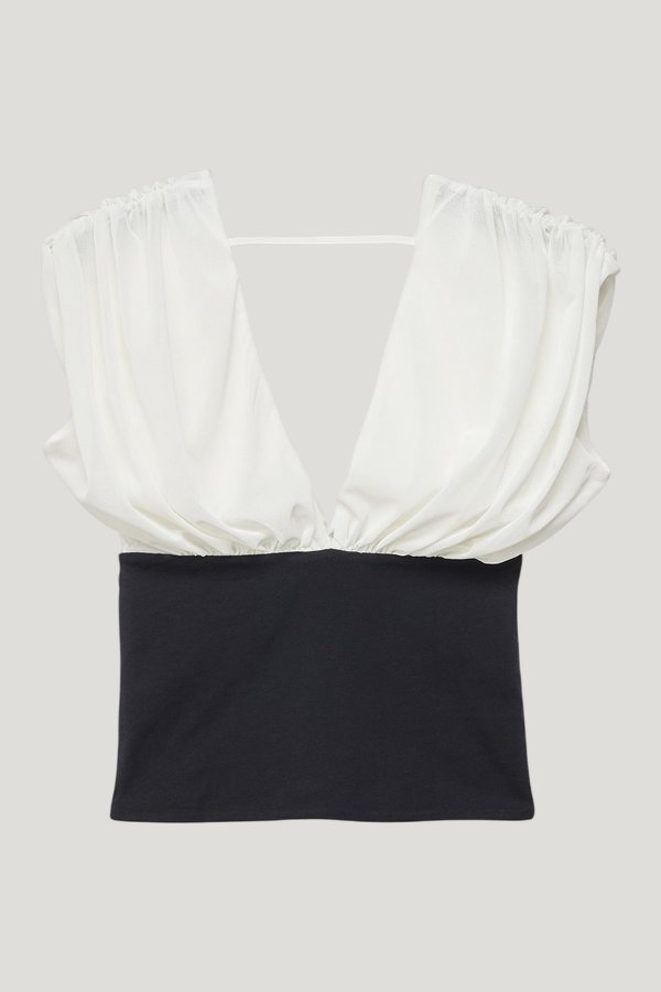 V Neck Top — extra