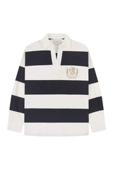 'Clemence' Varsity Striped Rugby Top — packshot