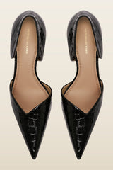 Victoria Angle D'Orsay Pump 115 — model back