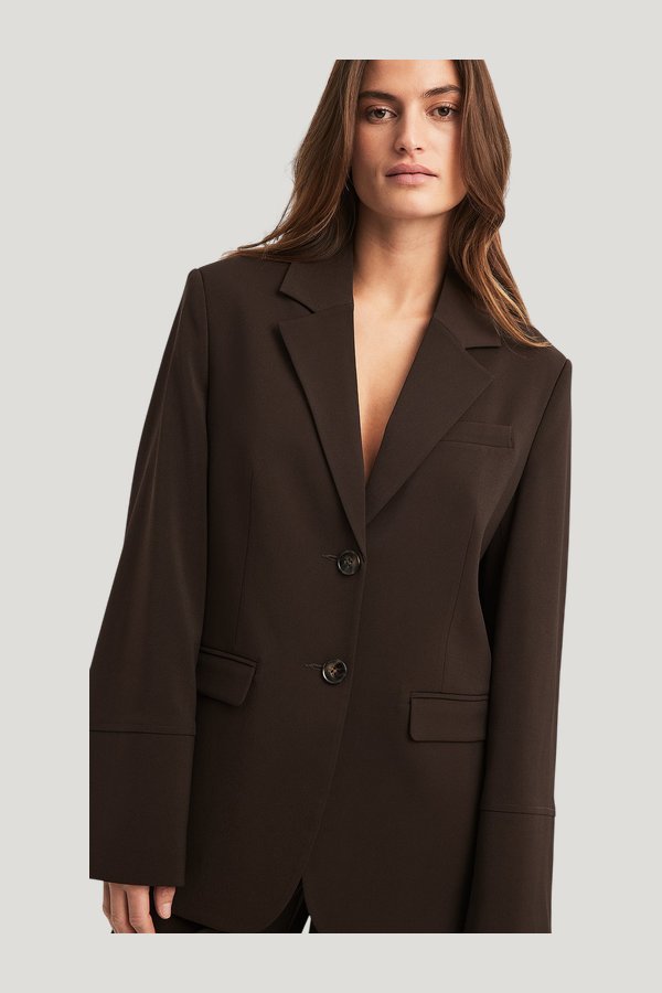 Wide High Waist Suit Pants — extra