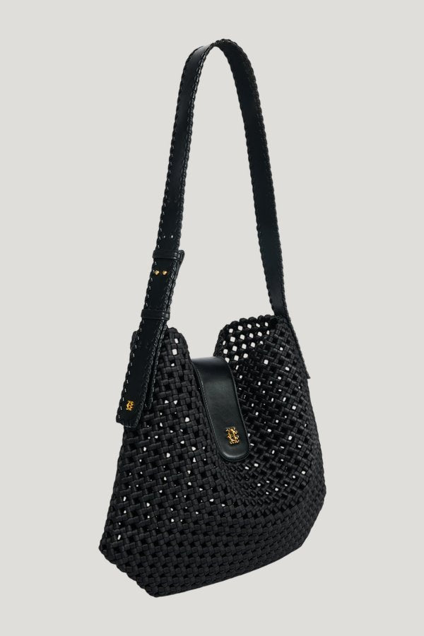 Woven Tote — model front
