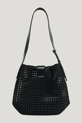 Woven Tote — model side