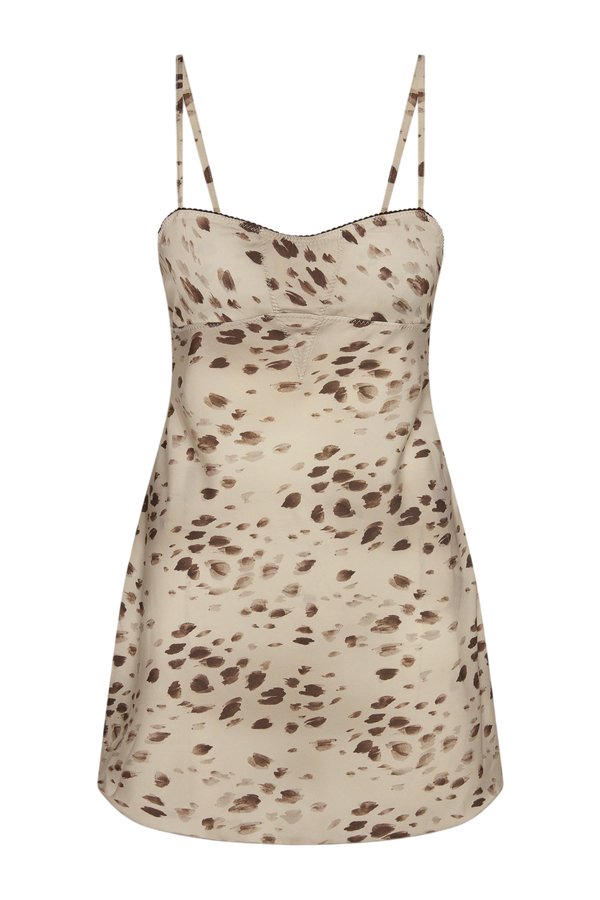 x JENNIE Scarlet Satin Mini Dress - Marrakesh — packshot