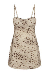 x JENNIE Scarlet Satin Mini Dress - Marrakesh — packshot