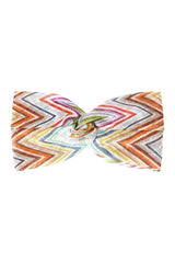 Zig zag printed fabric hairband — packshot