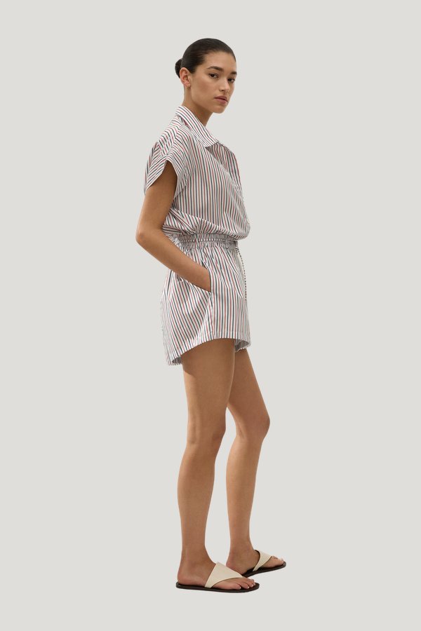 Zion Playsuit Venezia Stripe — model side